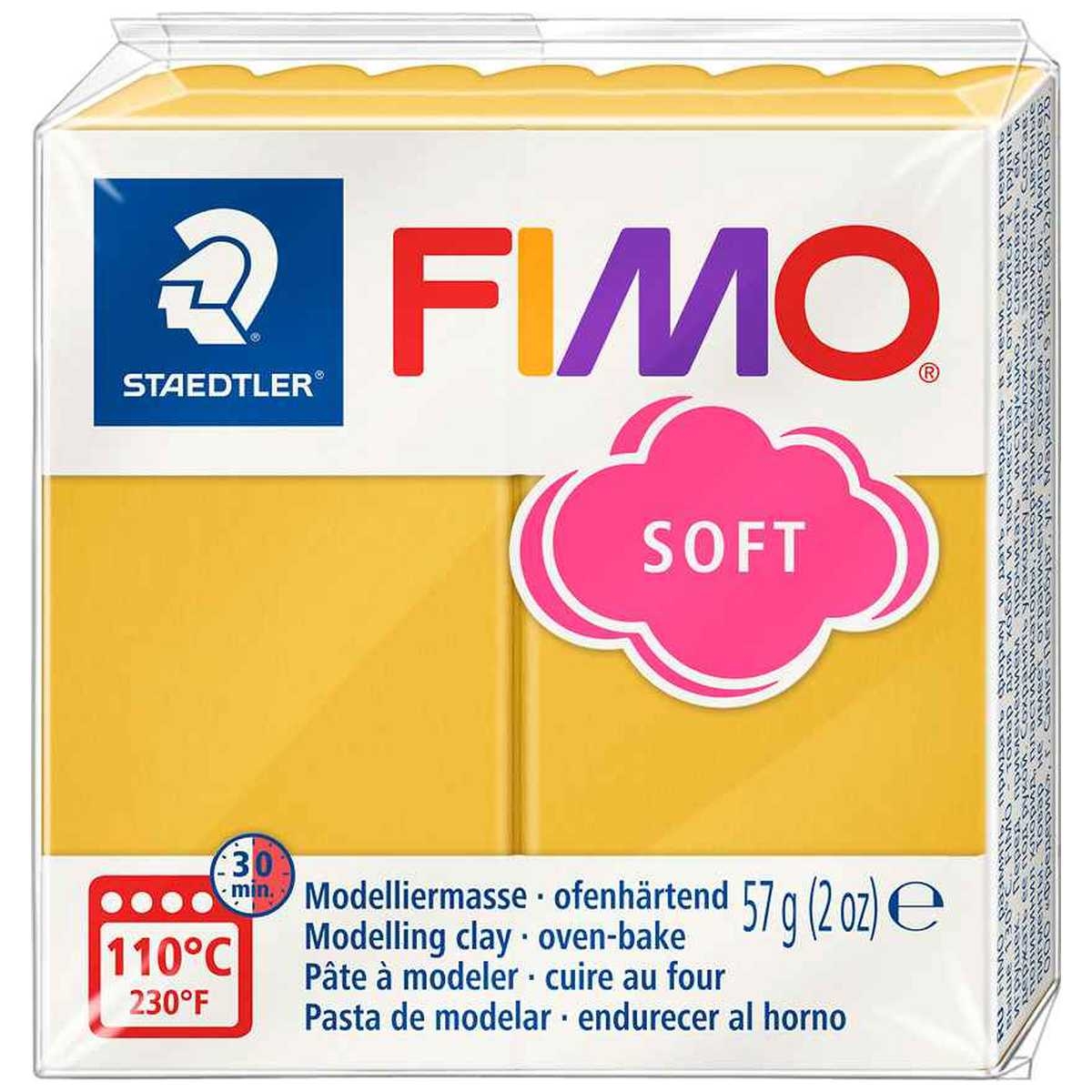 STAEDTLER Modelliermasse Fimo soft 57g ofenhärtend [Farbe wählbar] + Neuheiten