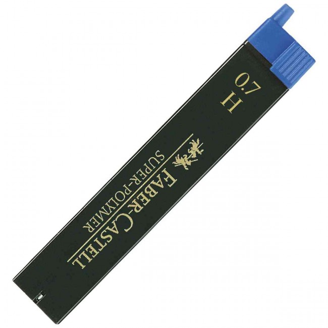 12 Stück 0,12€/Stück Feinminen SUPER POLYMER 0,7 mm HB Faber-Castell 120700 