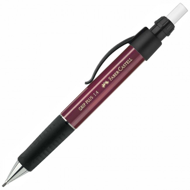 Faber-Castell Dreikantradierer Grip 2001, rot/blau, mit Griffnoppen