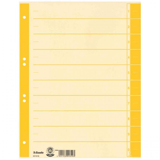 ESSELTE Trennblatt  A4 chamois