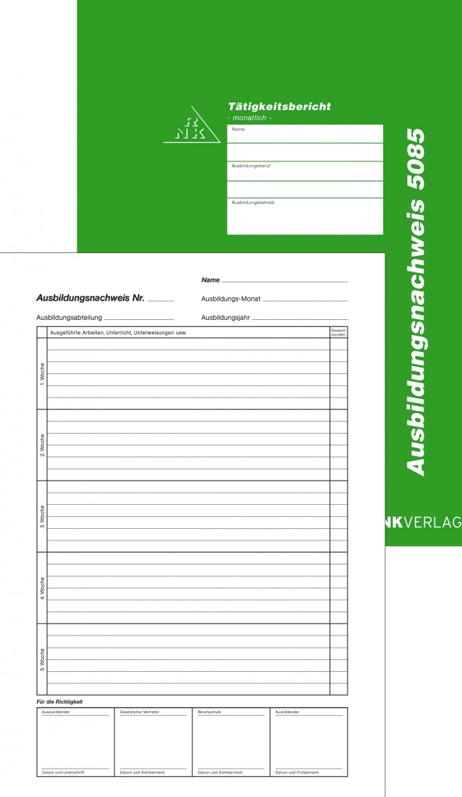 Berichtsheft Monatlich